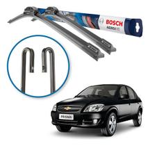 Par Palhetas Limpador Parabrisa Bosch Prisma 2006 A 2012 Preto Par Palhetas Limpador Parabrisa Bosch Prisma 2006 A 2012 Preto