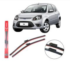Par Palhetas Limpador Parabrisa Dianteiro Cinoy para Ford Ka 2010 à 2013 - cod. 1917D Par Palhetas Limpador Parabrisa Dianteiro Cinoy para Ford Ka 2010 à 2013 - cod. 1917D