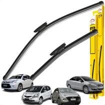 Par Palhetas Limpador Parabrisa Honda Fit HB20 Linea Punto Par Palhetas Limpador Parabrisa Honda Fit HB20 Linea Punto