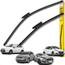 Par Palhetas Limpador Parabrisa Linea Punto New Fiesta C3