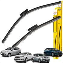 Par Palhetas Limpador Parabrisa Onix Grand Siena Strada Uno Par Palhetas Limpador Parabrisa Onix Grand Siena Strada Uno