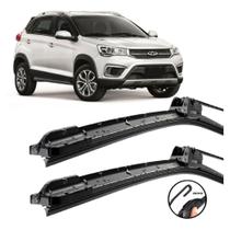 Par Palhetas Limpador Parabrisa Silicone 21" 16" Chery Tiggo 2
