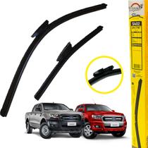 Par Palhetas Limpador Parabrisa Silicone Slim Blade Ranger