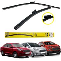 Par Palhetas Limpador Parabrisa Slim Blade Ka Novo Ecosport
