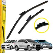 Par Palhetas Limpador Parabrisa Slim Blade Sonic Omega G3 Par Palhetas Limpador Parabrisa Slim Blade Sonic Omega G3