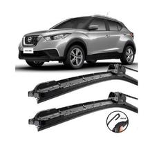 Par Palhetas Silicone Limpador Para-brisa Nissan Kicks