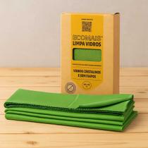 Par Pano Mágico Ákora Ecomais Limpa Vidros Espelhos Sem Fiapos