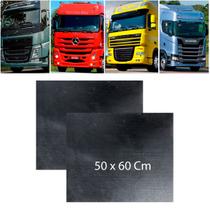 Par Parabarro Carreta Caminhão Lameiro Liso 50x60 Cm
