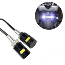 Par Parafuso Luz Com 1 Led Universal Para Placa Moto Carro