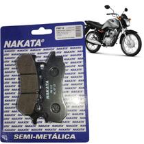 Par Pastilha Freio Dianteira Nakata Honda CG Fan 160 2018 A 2023 Par Pastilha Freio Dianteira Nakata Honda CG Fan 160 2018 A 2023