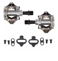 Par Pedal Clip Shimano Prata Novo C/ Tacos Pd M540 325gr Par Pedal Clip Shimano Prata Novo C/ Tacos Pd M540 325gr