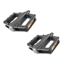 Par Pedal Free Style Metalciclo Sport Plastico Preto