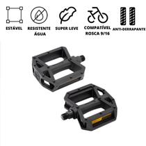 Par Pedal Nylon Plataforma Bike Rosca Grossa 9/16 Esfera - PACO