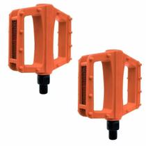 PAR Pedal Plataforma Rosca GROSSA 9/16 Bike metalciclo cores