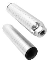 Par Pedaleira Prata Apoio Trolhinha Bike BMX Eixo 9mm