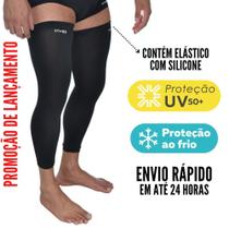 Par Pernito com Elástico Esporte Ciclismo Proteção UV50+ - Tamanho M - Gênero Unissex - Snugg