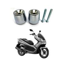 Par Peso De Guidão Universal Cromado Modelo Da Honda Pcx 150 para Motos com Rosca no Guidão Par Peso De Guidão Universal Cromado Modelo Da Honda Pcx 150 para Motos com Rosca no Guidão