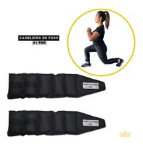 Par Peso Musculação Kit Funcional Completo Caneleira 4kg