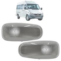 Par Pisca Lanterna Lateral Seta Paralama Sprinter 2004 2005 2006 Até 2012 Cristal
