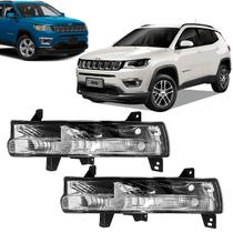 Par Pisca Lanterna Seta Parachoque Compass 2017 18 19 20 Par Pisca Lanterna Seta Parachoque Compass 2017 18 19 20