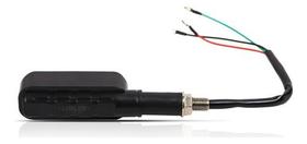 Par Pisca Led Moto Universal Retangular 12v 5w 1500lux Ambar