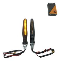 Par Pisca Led Moto Universal Sequencial XJ6 XTZ 125 F800 Par Pisca Led Moto Universal Sequencial XJ6 XTZ 125 F800