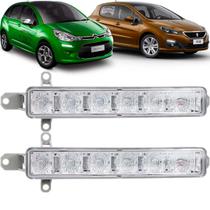 Par Pisca Led Para-choque Dianteiro Citroen C3 Peugeot 308