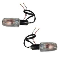 Par Pisca Moto XRE 300 2010 Até 2018 - Cristal - Com Lâmpada