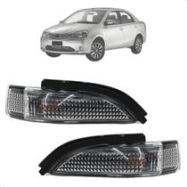 Par Pisca Retrovisor Etios Hatch Sedan 2013 2014 Até 2022
