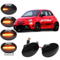 Par Pisca Seta Dinâmica Fiat 500 Led Para-Lama 2009 A 2017