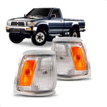 Par pisca seta hilux 4x4 1992 a 2001 aro cromado largo Par pisca seta hilux 4x4 1992 a 2001 aro cromado largo