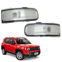 Par Pisca Seta Retrovisor Renegade 2016 2017 2018 2019 2020 2021 Sem Lâmpada Original