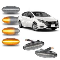 Par Pisca Seta Sequencial Led Nissan Versa Sense 2020 A 2025