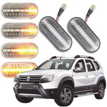 Par Pisca Seta Sequencial Renault Duster suv Transparente lente cristal lâmpada led 2010 2020 Dynamique Expression 1.6 Hi-flex Techroad 2010 a 2024 Par Pisca Seta Sequencial Renault Duster suv Transparente lente cristal lâmpada led 2010 2020 Dynamique Expression 1.6 Hi-flex Techroad 2010 a 2024