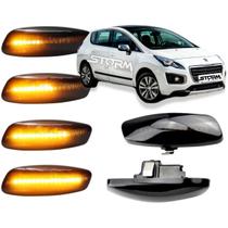 Par Pisca Seta Sequencial Retrovisor Peugeot 3008 led Sinal Lateral Repetidor Dianteiro 1.6 Thp Allure Griffe Rolagarros