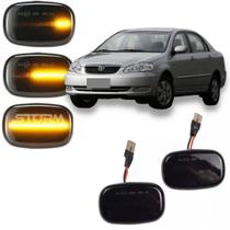 Par Pisca Seta Sequencial Toyota Corolla ano 2002 a 2008 led dinâmica sedan sinal repetidor original 1.8 16v Se-g Xei Xli S Xli