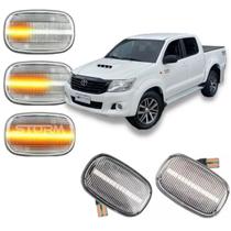 Par Pisca Seta Sequencial Toyota Hilux Ano 2005 até 2015 SR SRV para-lama led sinal repetidor 3.0 Dx Srv 2.5 2.7 Dupla Simples 4x4 4x2 Std Par Pisca Seta Sequencial Toyota Hilux Ano 2005 até 2015 SR SRV para-lama led sinal repetidor 3.0 Dx Srv 2.5 2.7 Dupla Simples 4x4 4x2 Std