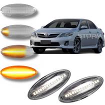 Par Pisca Seta Toyota Corolla XLI GLI 2009 a 2014 Cristal lente Transparente lâmpada original Gli Xli 1.8 16v Flex Manual automatico