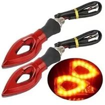 Par Pisca Seta Vermelha Esportivo em Led - Flecha 9 Leds