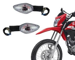 Par Piscas Completo Lente Cristal Nxr Bros 2014 Universal Honda Cg Titan Fan 125 150 Ate 2013 Cbx 250 Twister Cb 300 Xre 300