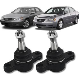 Par pivô da bandeja inferior dianteira azera sonata 3.3 v6 2005 2006 2007 2008 2009 2010 2011 - GPEXPERT PARTS