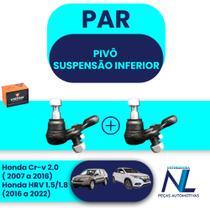 Par Pivô de Suspensão Inferior Honda Crv 2.0 HRV 1.5 1.8