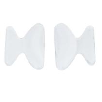 Par Plaqueta Adesiva Silicone Nariz Óculos Aumento