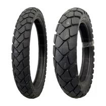 Par Pneu 110 80 R19 e 130 80 R17 Tourance Metzeler Uso Sem Câmara
