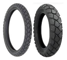 Par Pneu 130/80-18 + 90/90-21 T&c Plus Xre300/tenere + Largo - Technic