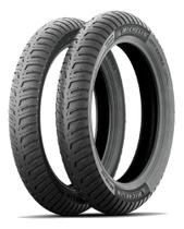 Par Pneu 80/100-18 + 90/90-18 City Extra Michelin YES 125 / HAOJUE DK 150 / RD 125 135