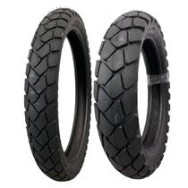 Par Pneu 90 90 R19 e 120 80 R18 Tourance Metzeler Uso Com Câmara