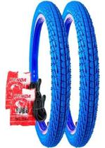 Par Pneu Azul Aro 20x1.95 Bicicleta Kenda Bmx 2 Camara Par Pneu Azul Aro 20x1.95 Bicicleta Kenda Bmx 2 Camara