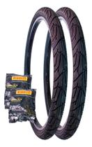 Par pneu bike praieiro levorin 26x1.95 + 2 camaras pirelli