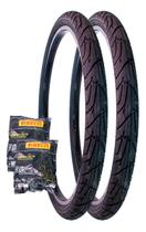 Par Pneu Bike Praieiro Levorin Aro 26x1.95 +2 Camara Pirelli